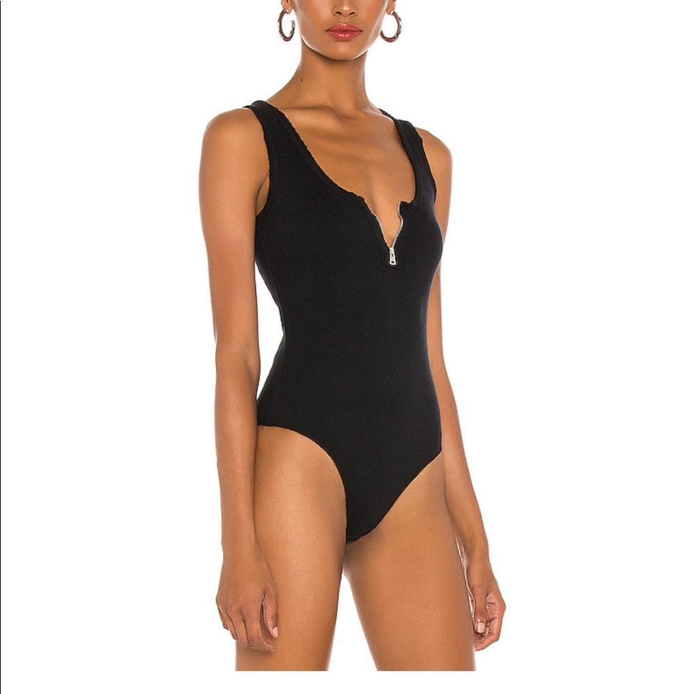 Allsaints Alicia Bodysuit in Black